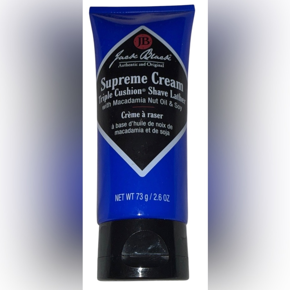NEW! Men’s- Jack Black- Supreme Cream Triple Cushion Shave Lather- 2.6oz- $20RSP